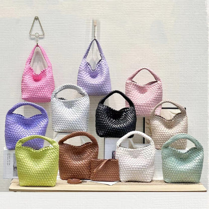 Women's Handbags Large Leather For Women Woven Tote Bag Shoulder Bag