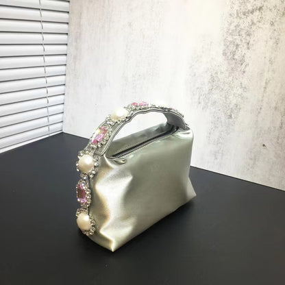 Flower Diamond Dinner Bag Women's Fashion Handbag