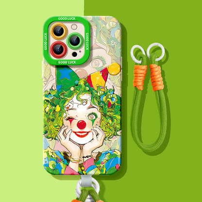 Applicable to iPhone 15 promax Clown Phone Case
