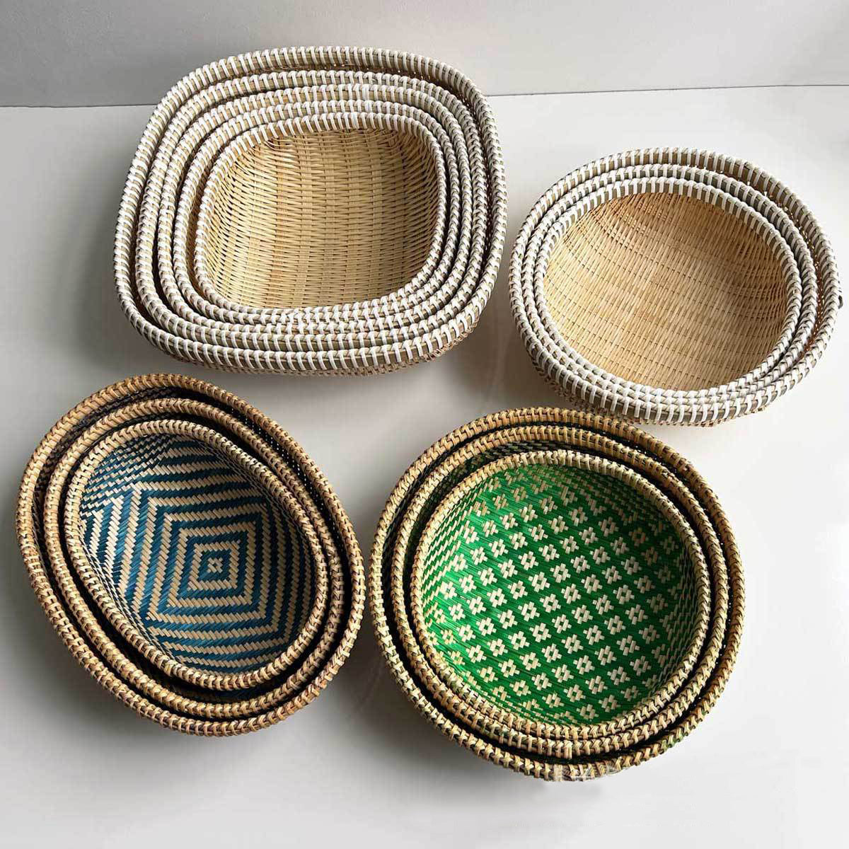 Bamboo Storage Basket, Dustpan, Bamboo Basket, Bamboo Sieve
