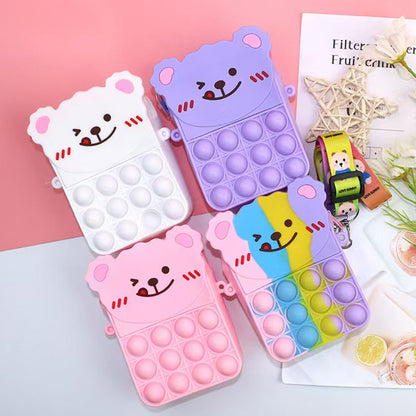 Cute Cartoon Silicone Coin Pocket Coin Purse