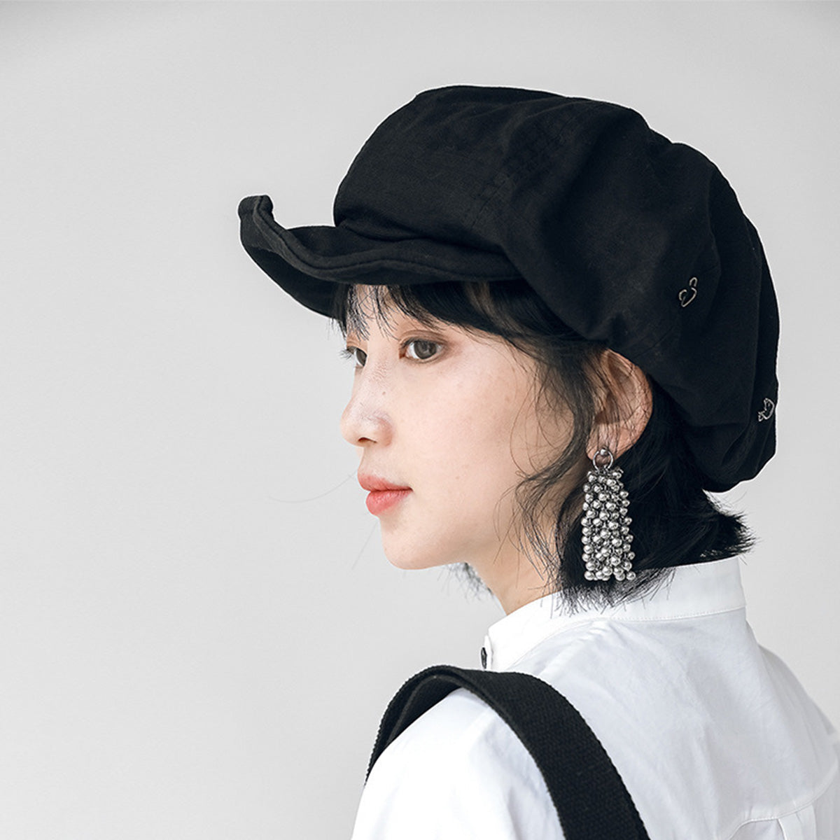Japanese Style Literary Hat for Women Retro Beret