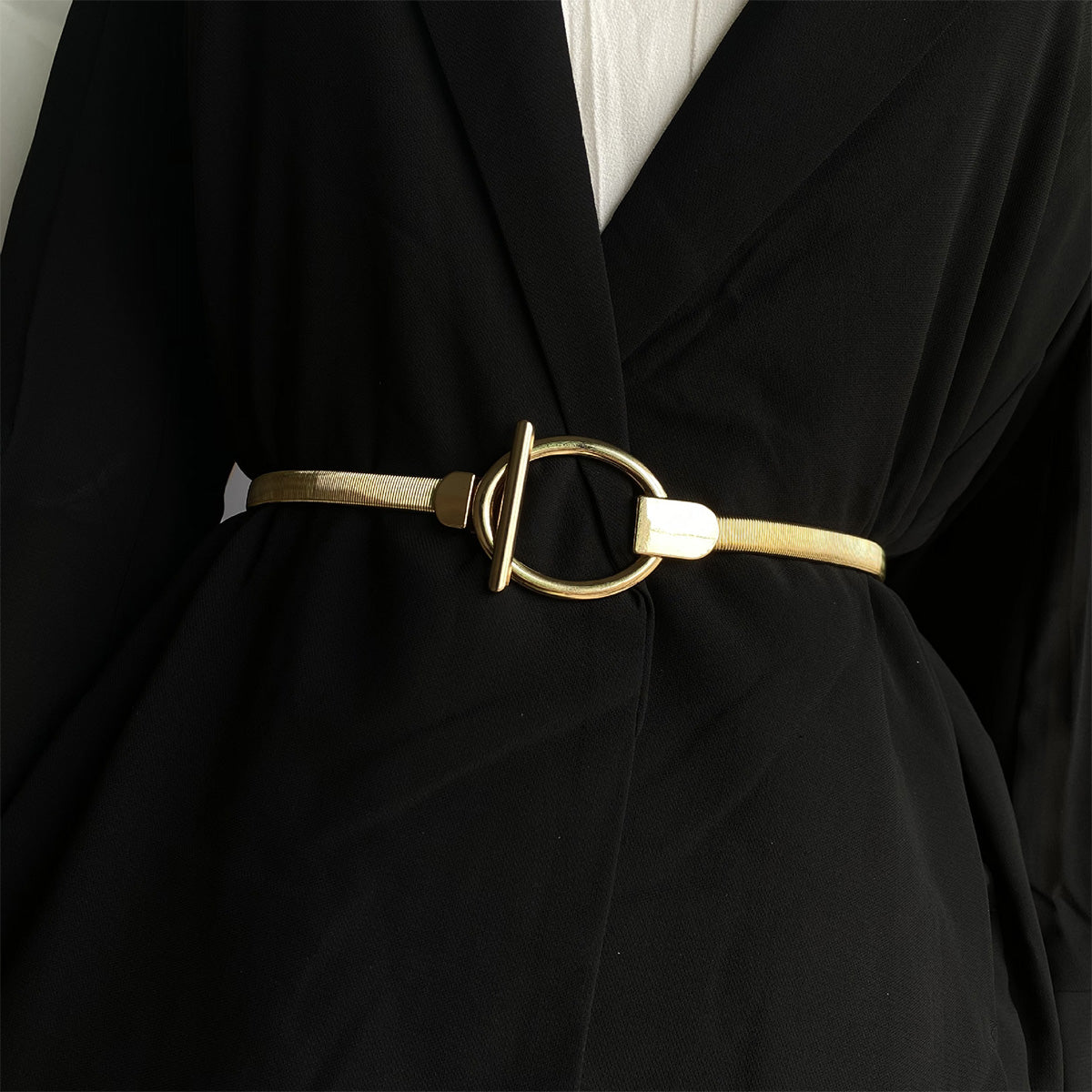 Elastic Waist Belt for Women with Skirt, Waist-tightening Belt