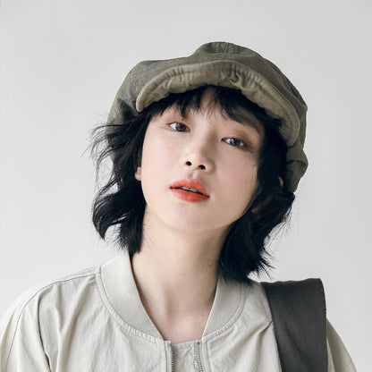 Japanese Style Literary Hat for Women Retro Beret