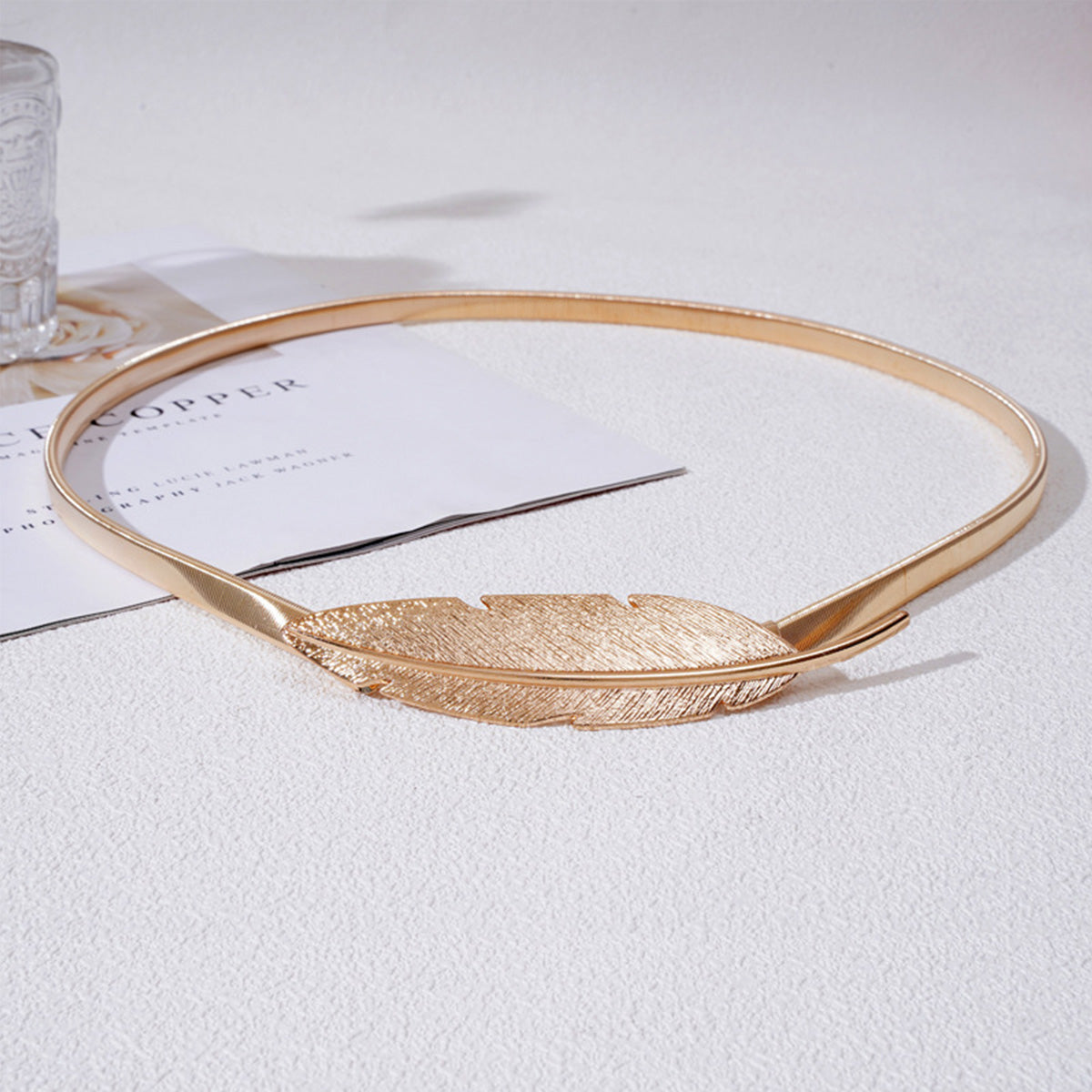Women's Fashion High-end Metal Belt