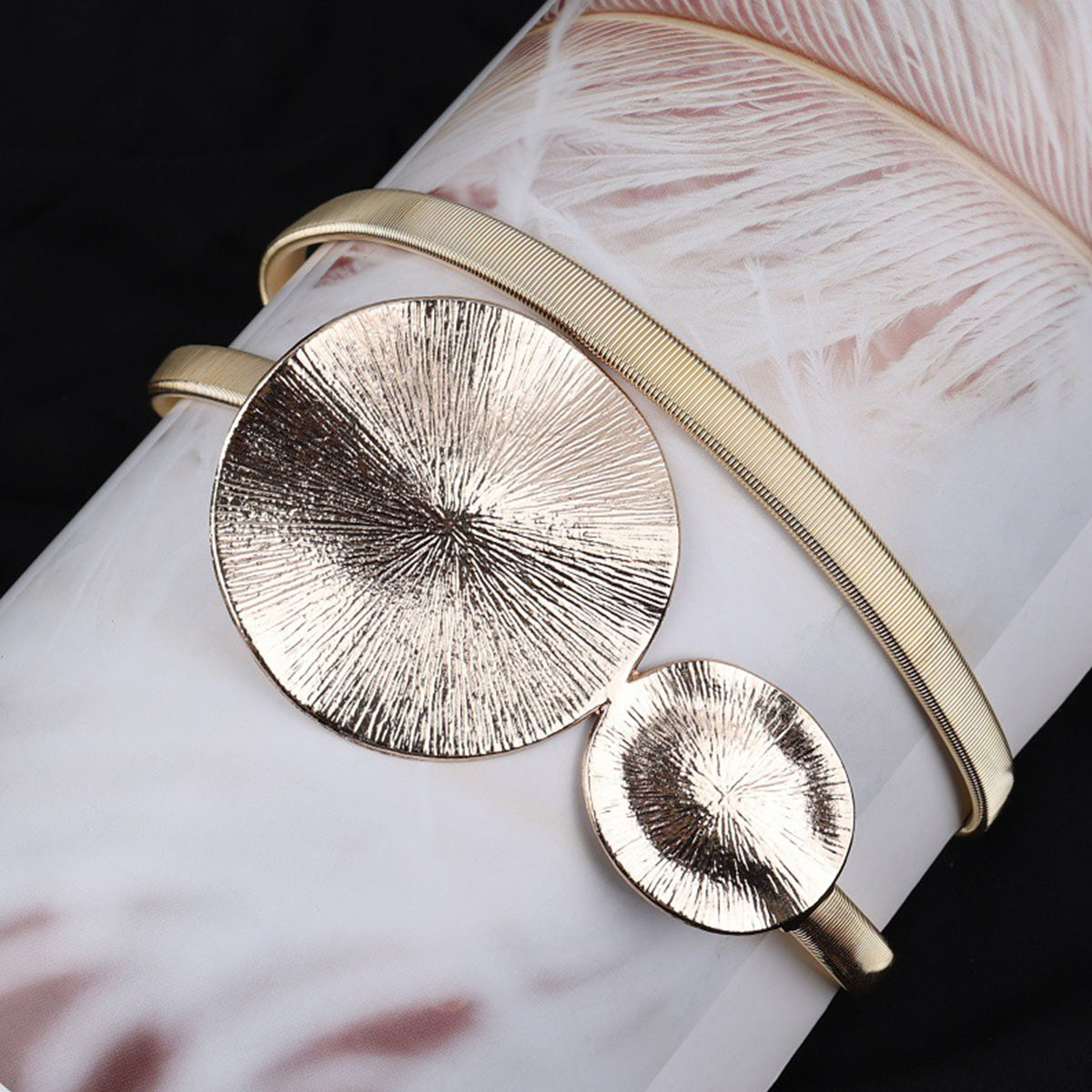 Elastic Waist Belt for Women with Skirt, Waist-tightening Belt