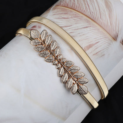 Elastic Waist Belt for Women with Skirt, Waist-tightening Belt