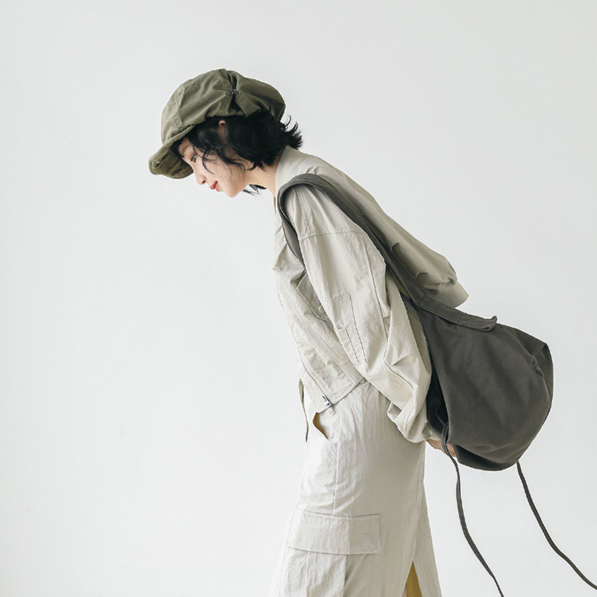 Japanese Style Literary Hat for Women Retro Beret
