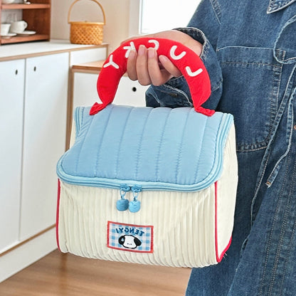 Cute Little House Cosmetic Bag Large Capacity Skin Care Storage Toiletries Bag