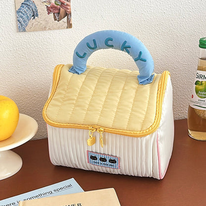 Cute Little House Cosmetic Bag Large Capacity Skin Care Storage Toiletries Bag
