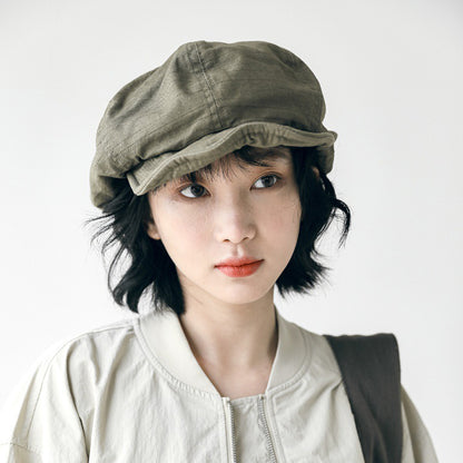 Japanese Style Literary Hat for Women Retro Beret
