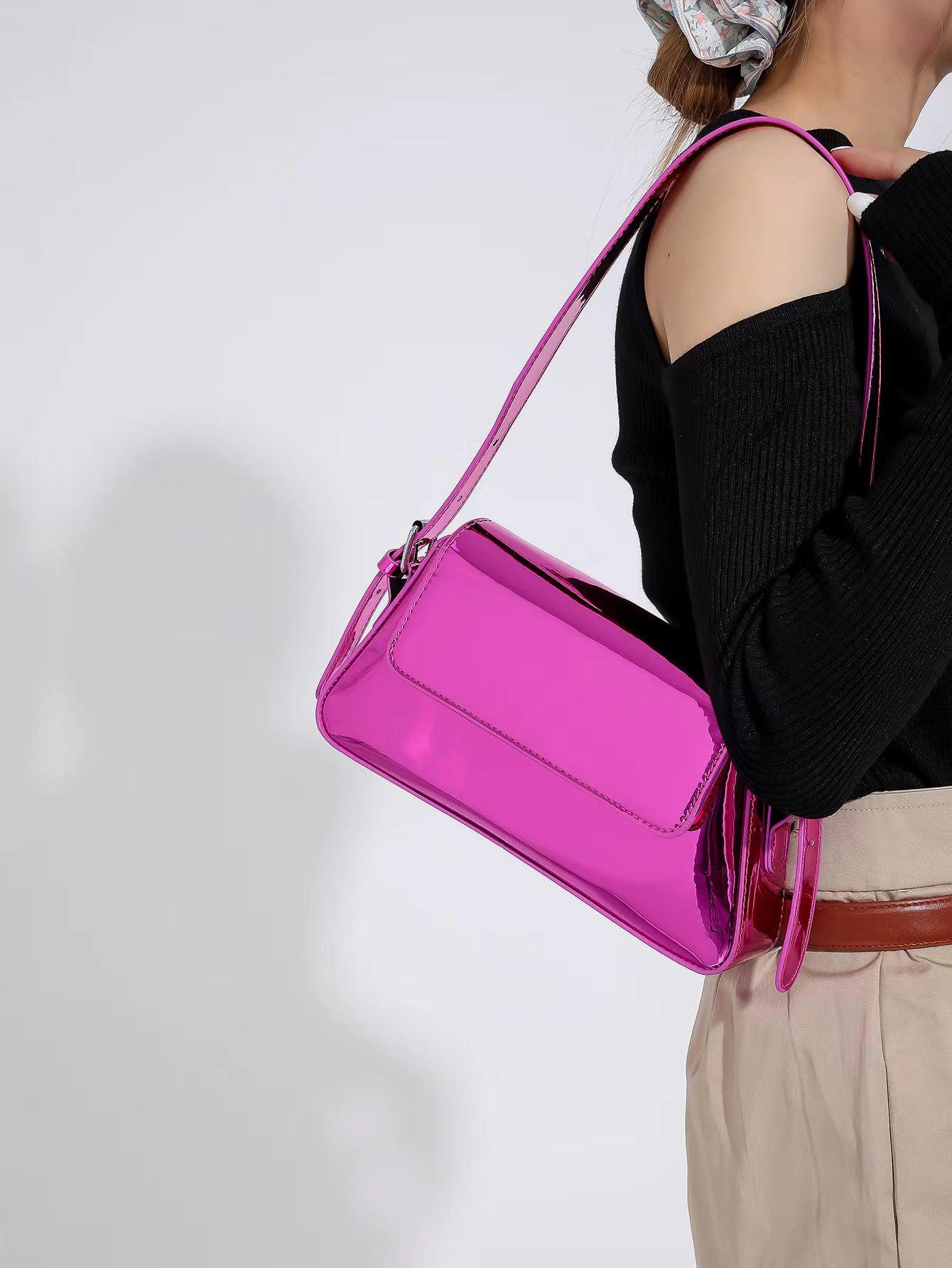 Women's Fashion Underarm Bag Trendy Crossbody Bag