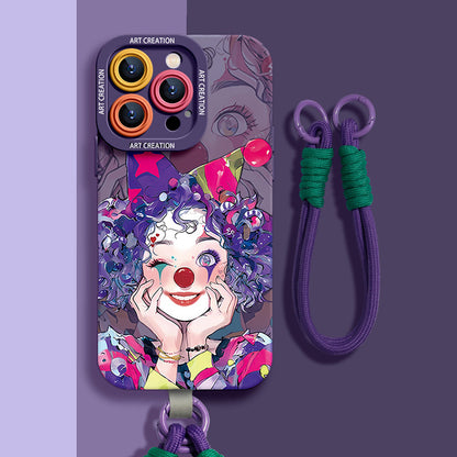 Applicable to iPhone 15 promax Clown Phone Case