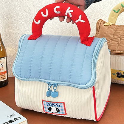 Cute Little House Cosmetic Bag Large Capacity Skin Care Storage Toiletries Bag