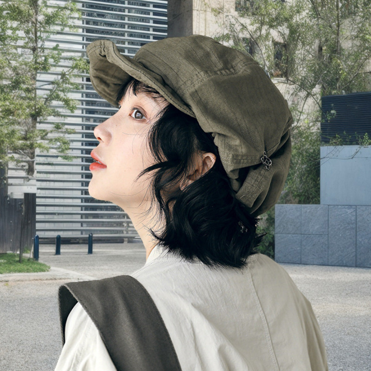 Japanese Style Literary Hat for Women Retro Beret