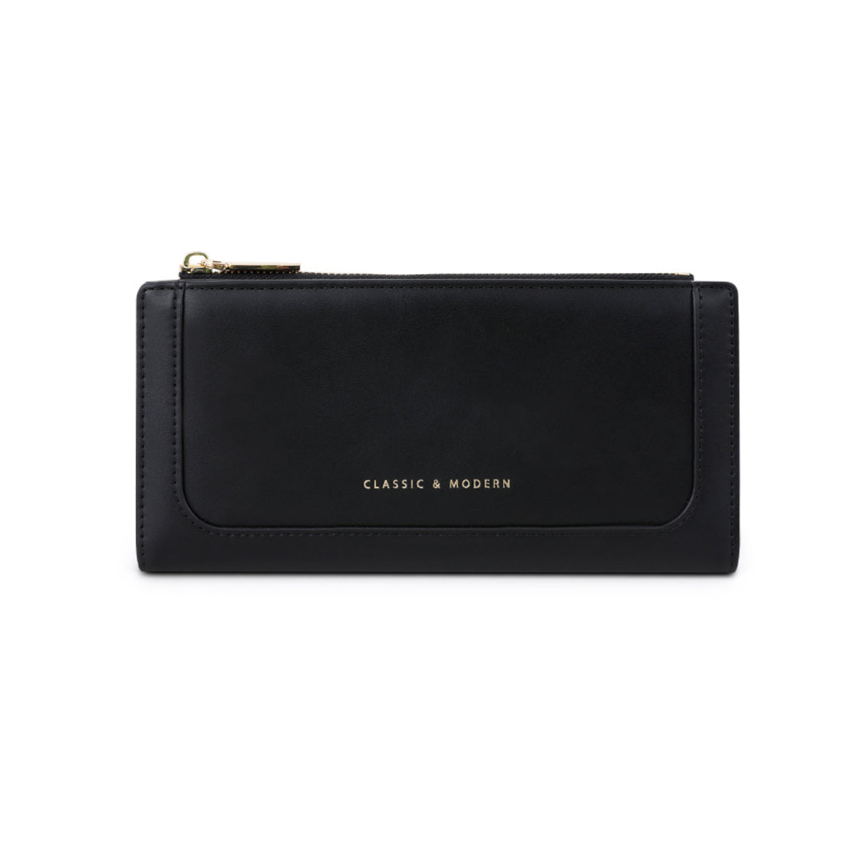 Fashionable Long Stitching Large Capacity Women Wallet