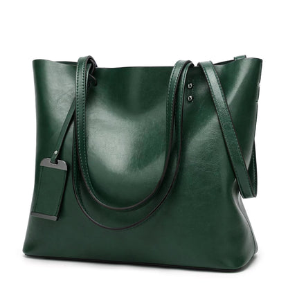 Female Handbag Shoulder Purse High-Quality PU Laptop Briefcase Storage Lady Tote Bags Leather Shoulder Bag