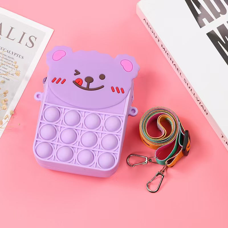 Cute Cartoon Silicone Coin Pocket Coin Purse