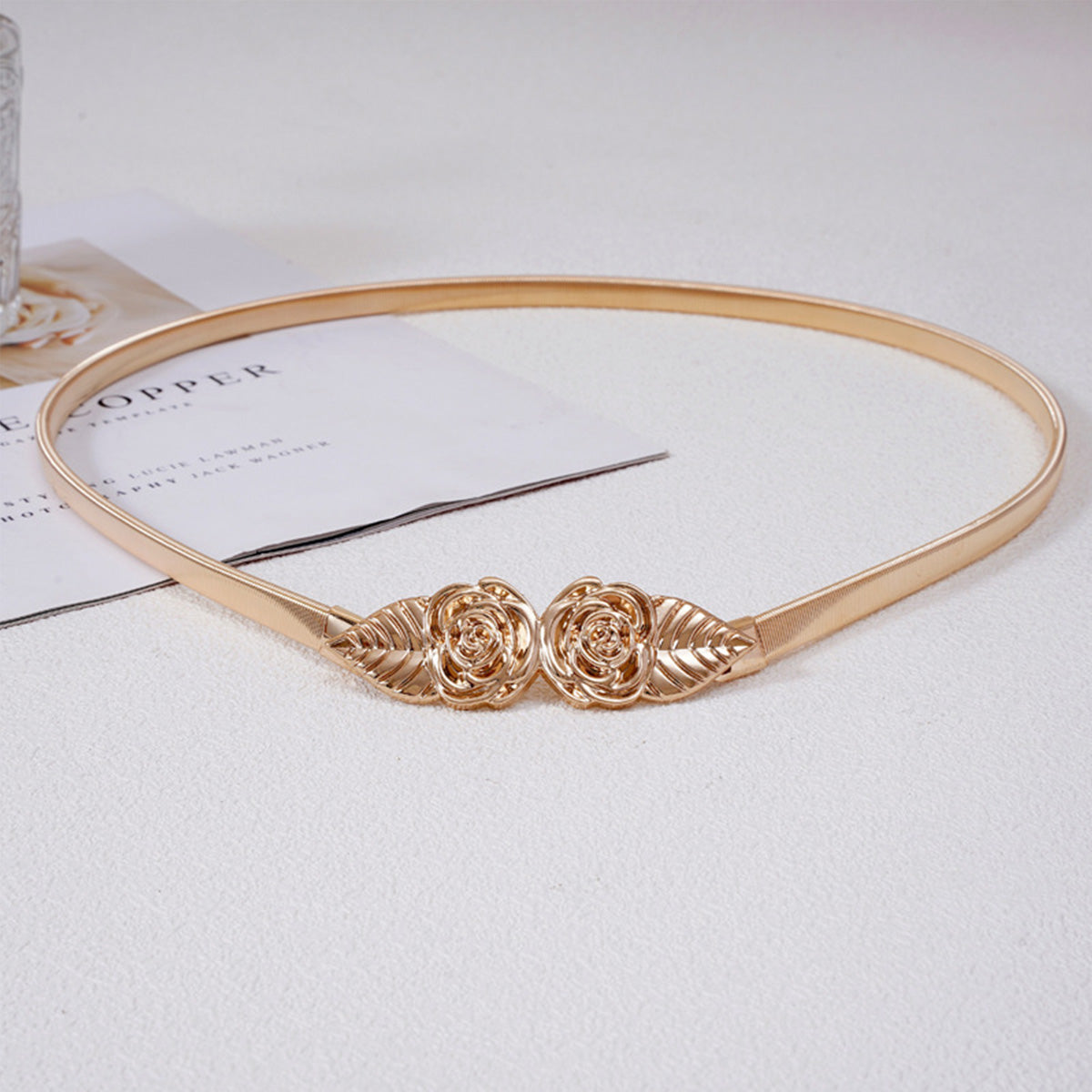 Women's Fashion High-end Metal Belt