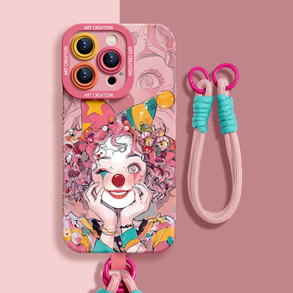 Applicable to iPhone 15 promax Clown Phone Case