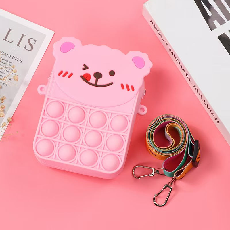 Cute Cartoon Silicone Coin Pocket Coin Purse