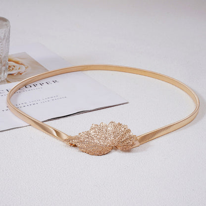 Women's Fashion High-end Metal Belt